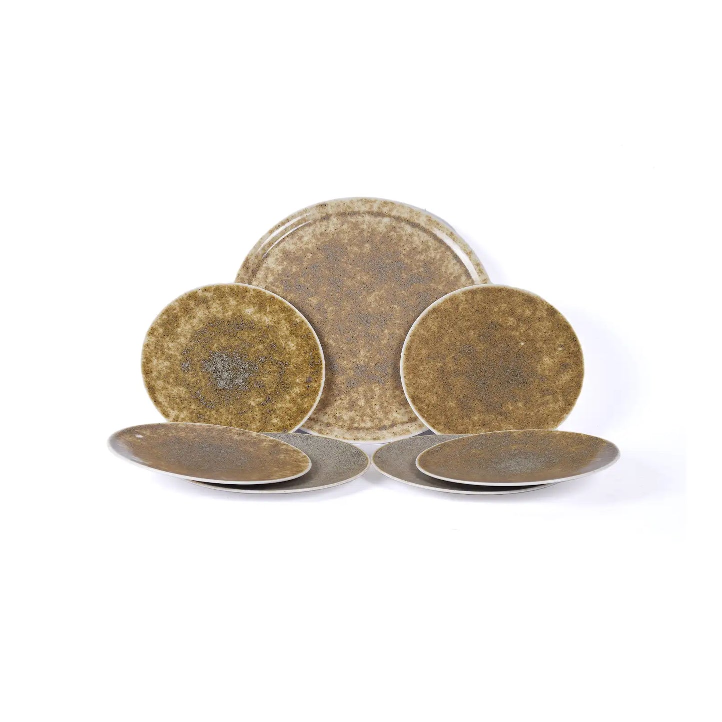 Set of 7 pcs cake Handmade brown