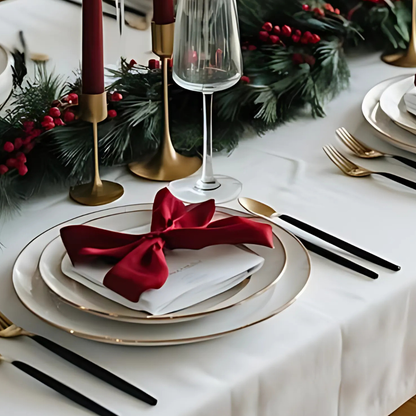 Delicia porcelain Aureline dinnerware set of gold lined 24 PCS