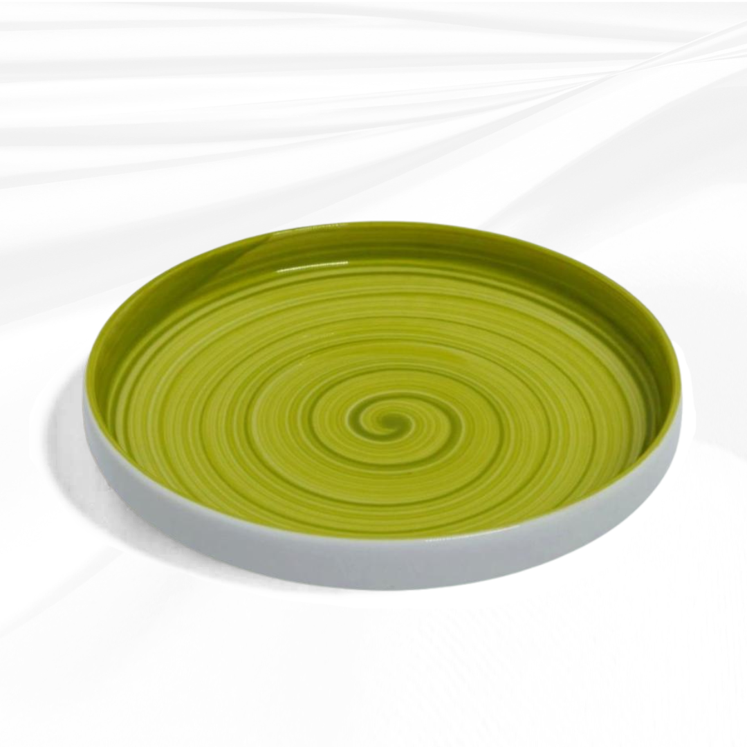 Delicia Porcelain Vegetable Plate 24cm Brushed