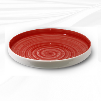 Delicia Porcelain Vegetable Plate 24cm Brushed