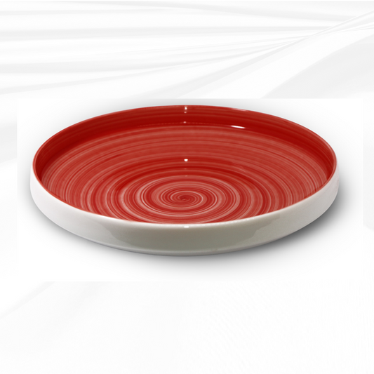 Delicia Porcelain Vegetable Plate 24cm Brushed