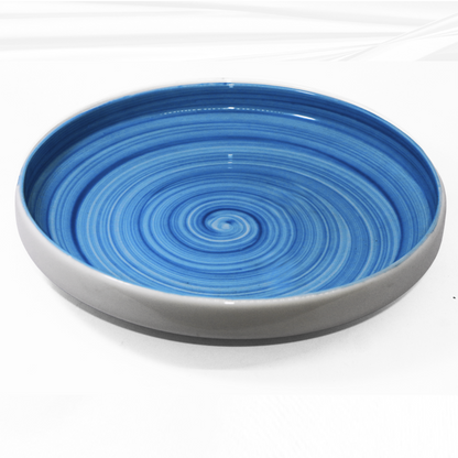 Delicia Porcelain Vegetable Plate 24cm Brushed