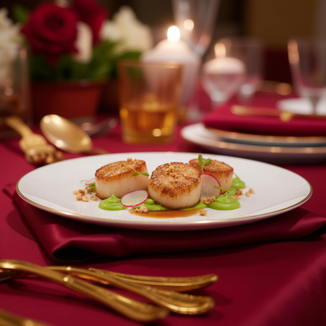 Delicia porcelain Aureline dinnerware set of gold lined 24 PCS
