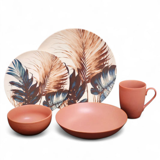 Delicia Porcelain Tropical dusk dinnerware set cup 30 PCS