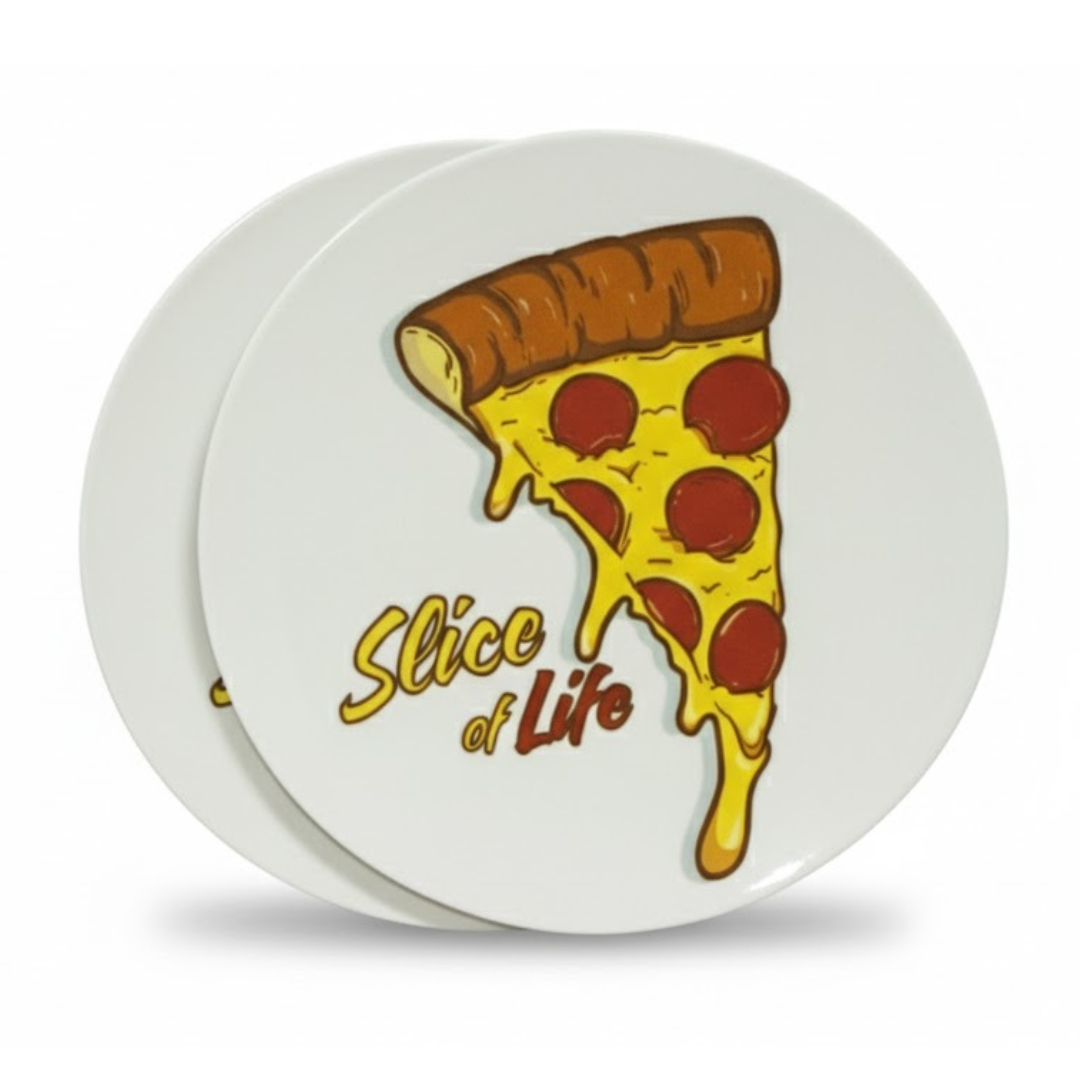 دليسيا بورسلين طبق بيتزا 2 قطعه