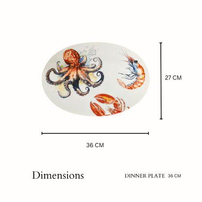 Delicia Porcelain Service 36 cm Digital Print Shapes