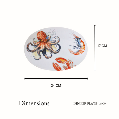 Delicia Porcelain Service 24 cm Digital Print Shapes