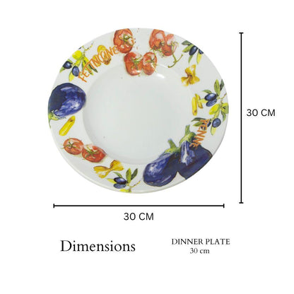Delicia Porcelain pasta plate
