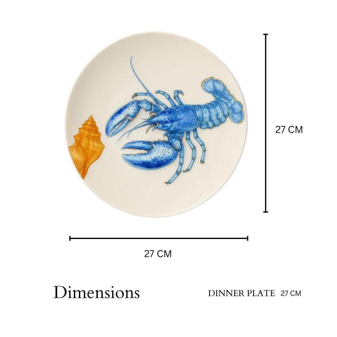 Delicia Porcelain Scorpian Design Plate Digital Printing