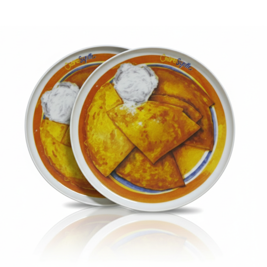 دليسيا بورسلين طبق كريب 2 قطعه