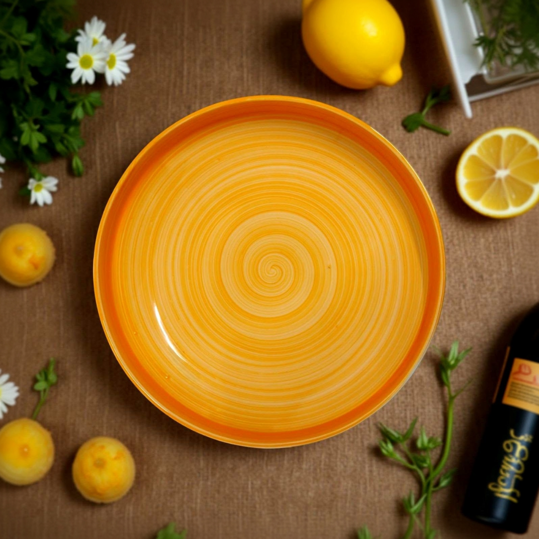 Delicia Porcelain Vegetable Plate 24cm Brushed