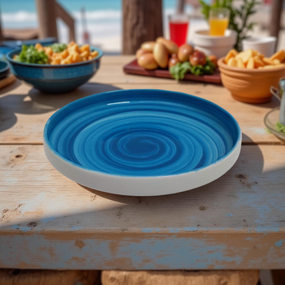 Delicia Porcelain Vegetable Plate 24cm Brushed