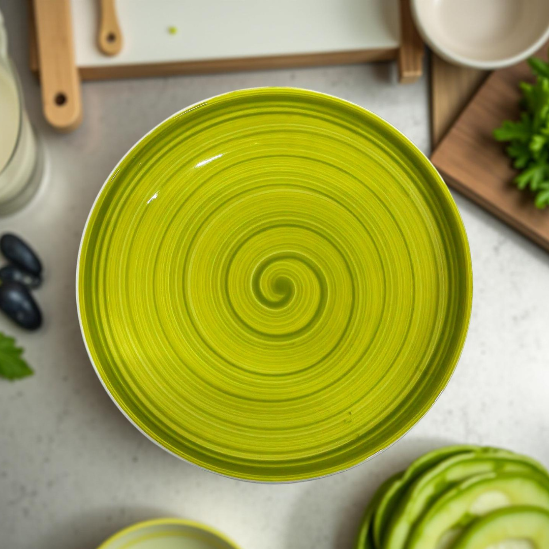Delicia Porcelain Vegetable Plate 24cm Brushed