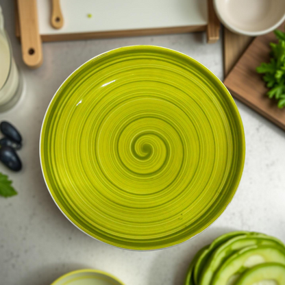 Delicia Porcelain Vegetable Plate 24cm Brushed