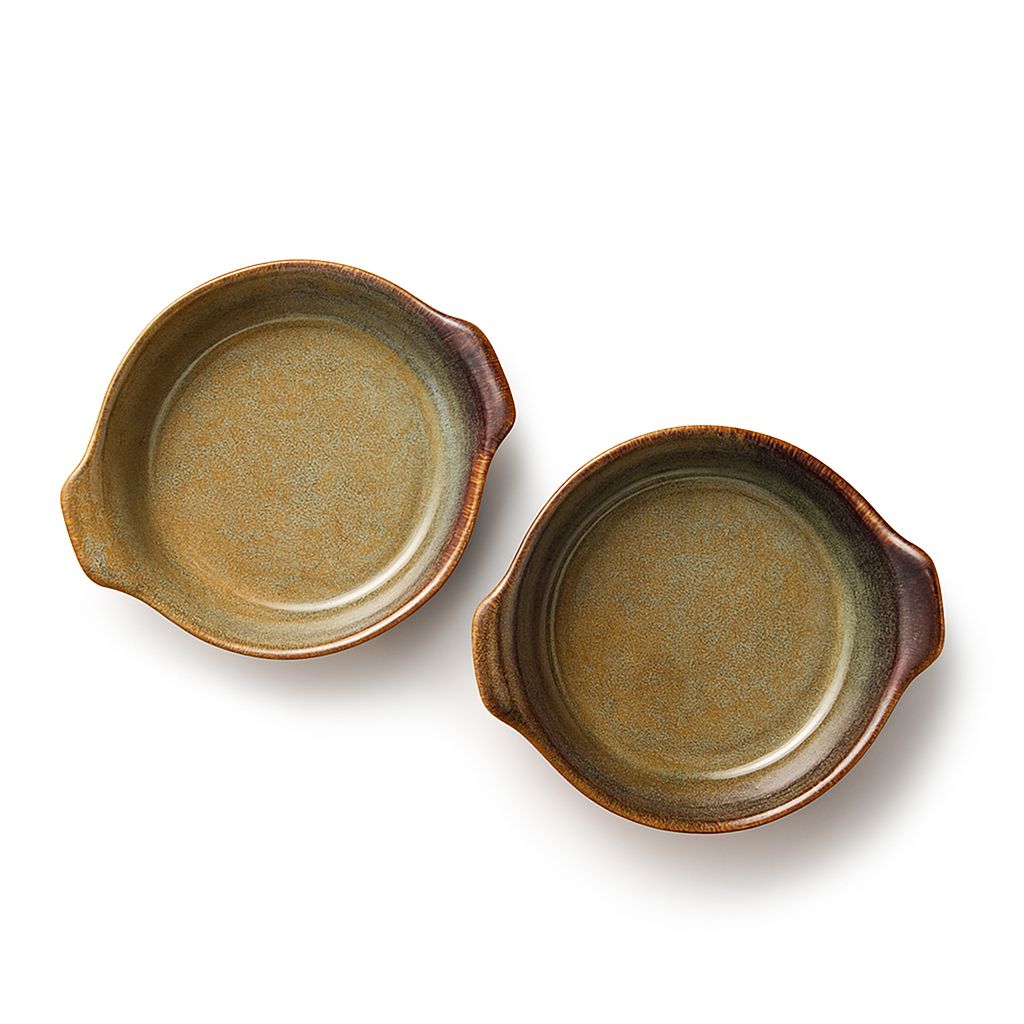 AAone Egg Plates 2 PCS Set Porcelain