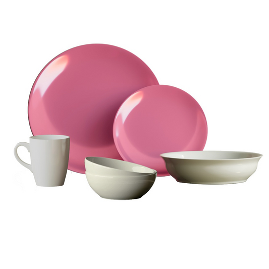 Delicia Porcelain Reactive 30 pcs Dinner set assorted