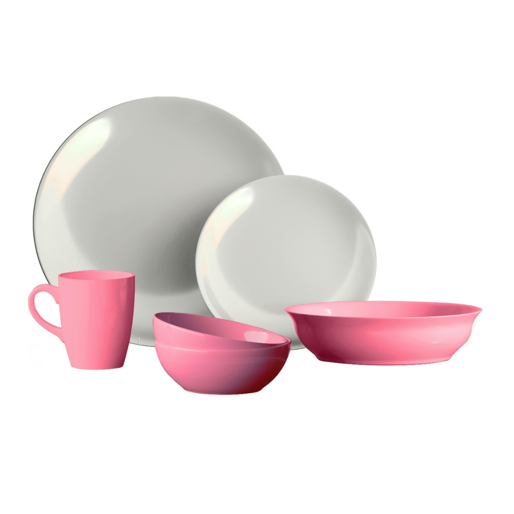 Delicia Porcelain Reactive 30 pcs Dinner set assorted