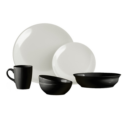 Delicia Porcelain Reactive 30 pcs Dinner Set Assorted