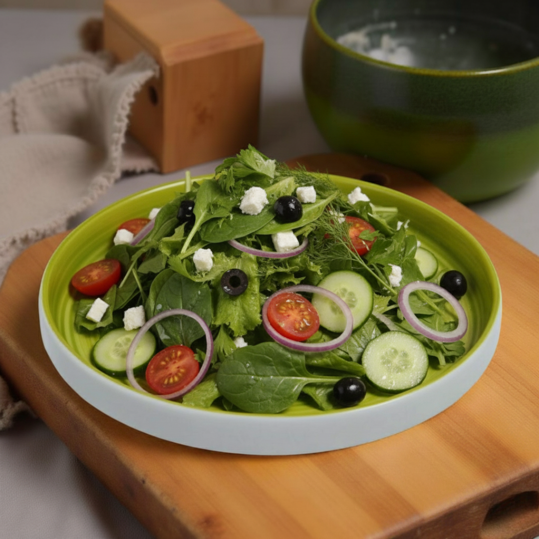 Delicia Porcelain Vegetable Plate 24cm Brushed