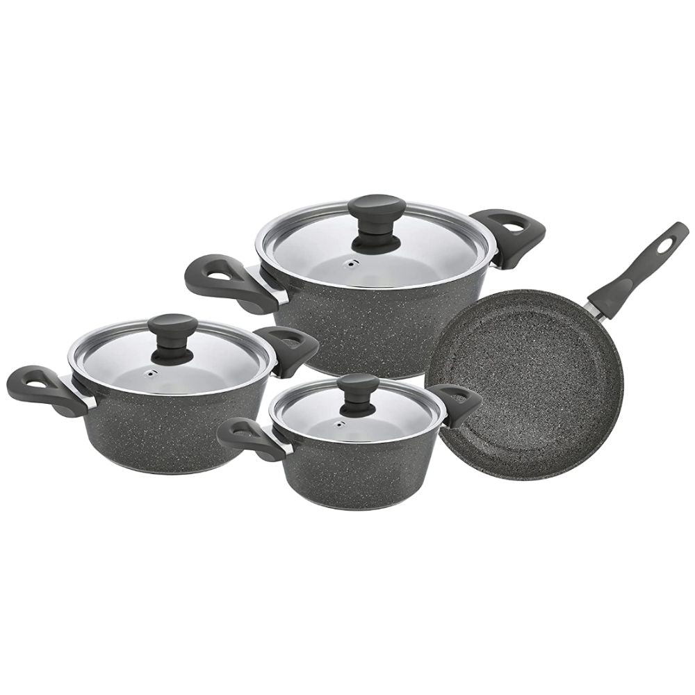 AAone 7 PCS Granite SET (3 pots 20-24-28 + wok 28)