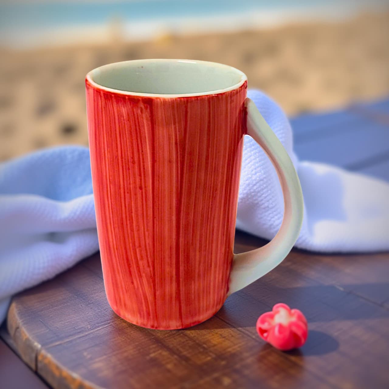 Delicia Porcelain Mug Cilantro Brushed Color