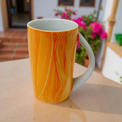 Delicia Porcelain Mug Cilantro Brushed Color