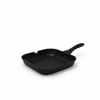 AAone 11pcs Granite Cookware Set, 4 Pots 18-20-24-28 +  Grill  28 cm + 2 Masek