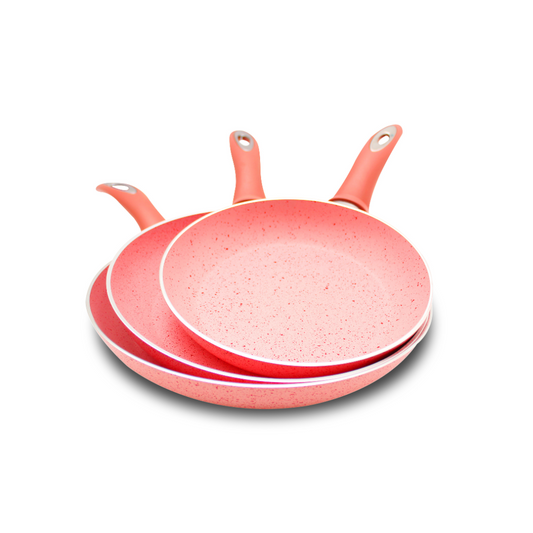 AAone 3pcs Granite Frypan Set(20/24/26 cm)